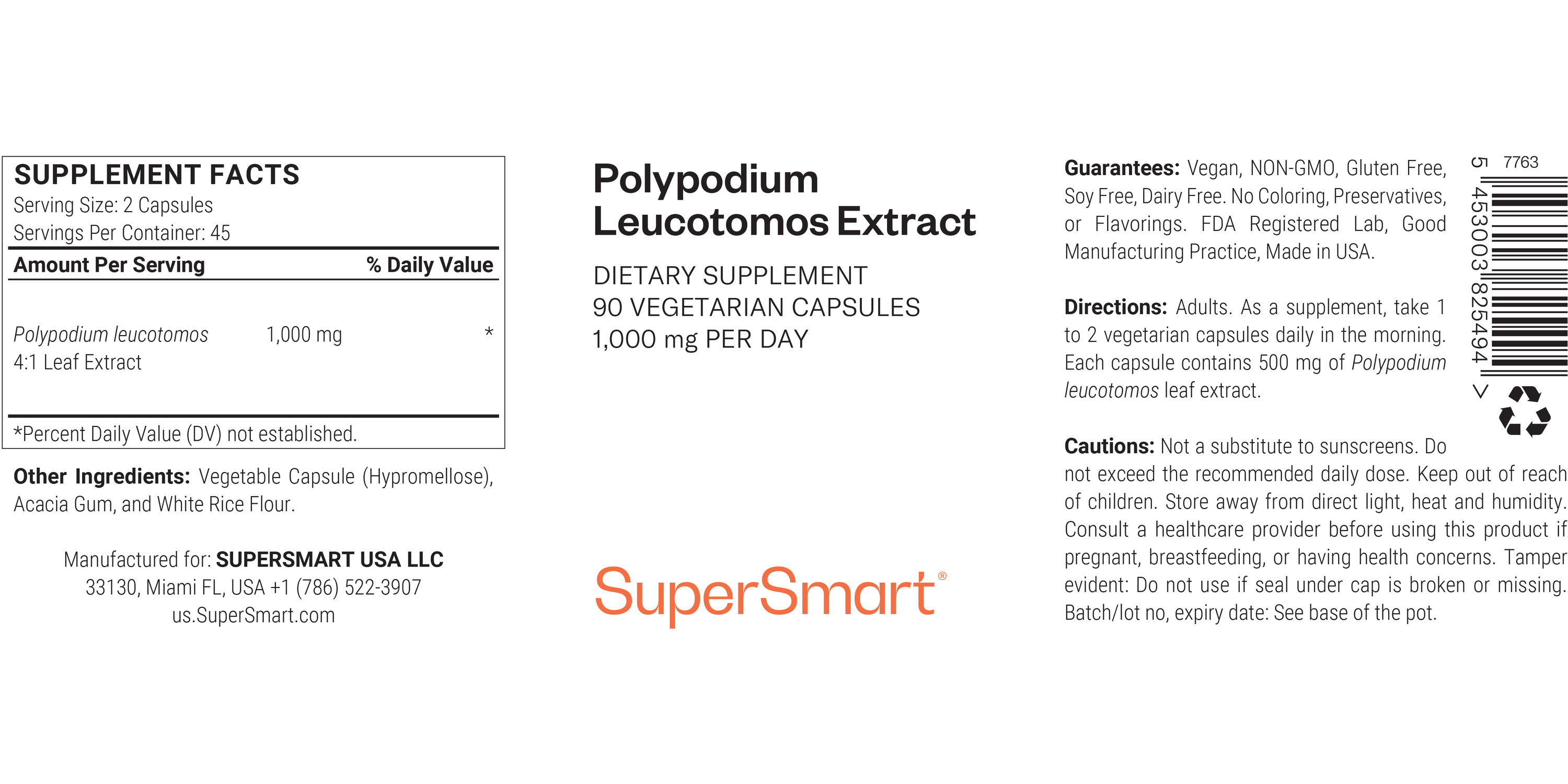 Polypodium Leucotomos Extract