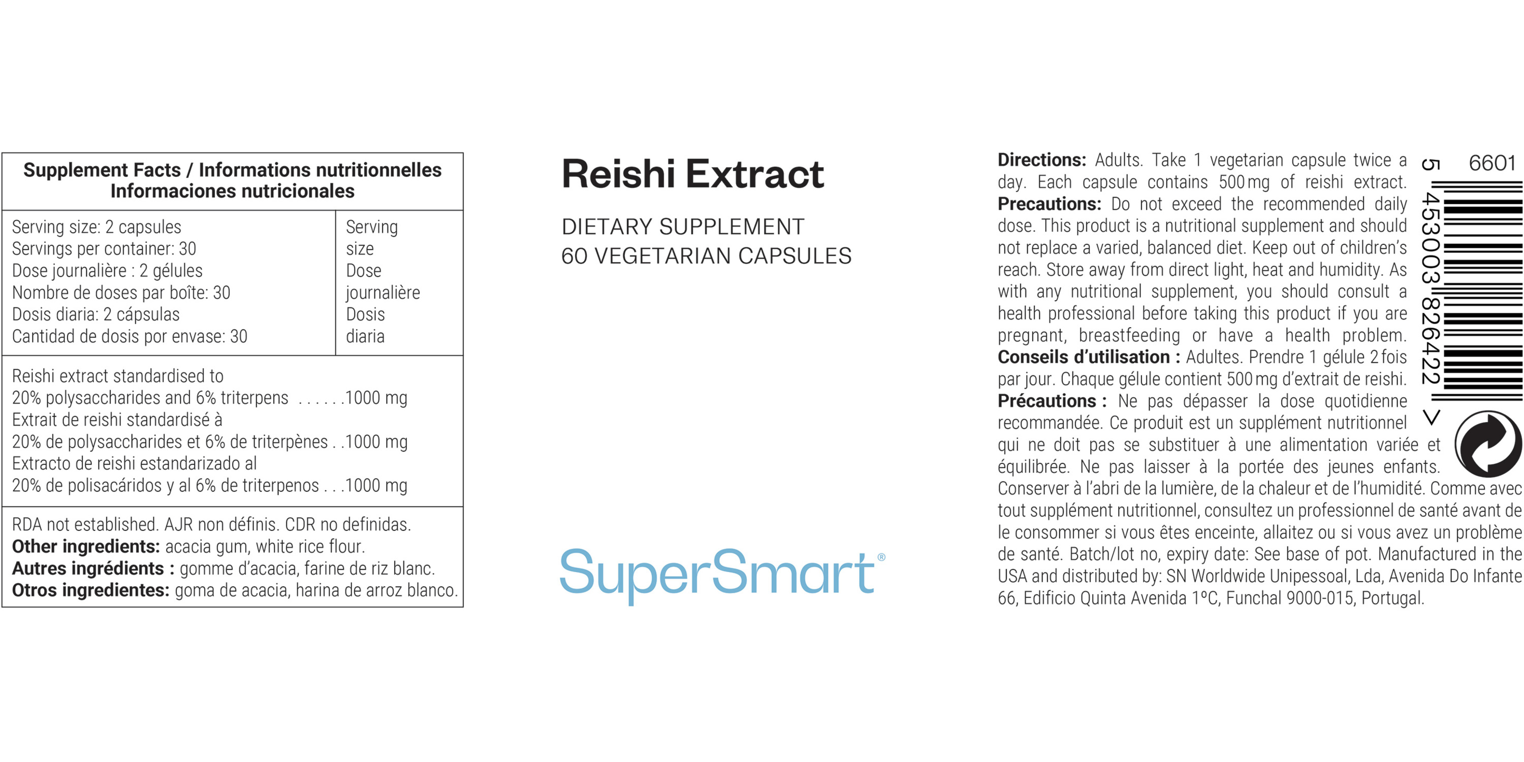 Reishi Extract Supplement 