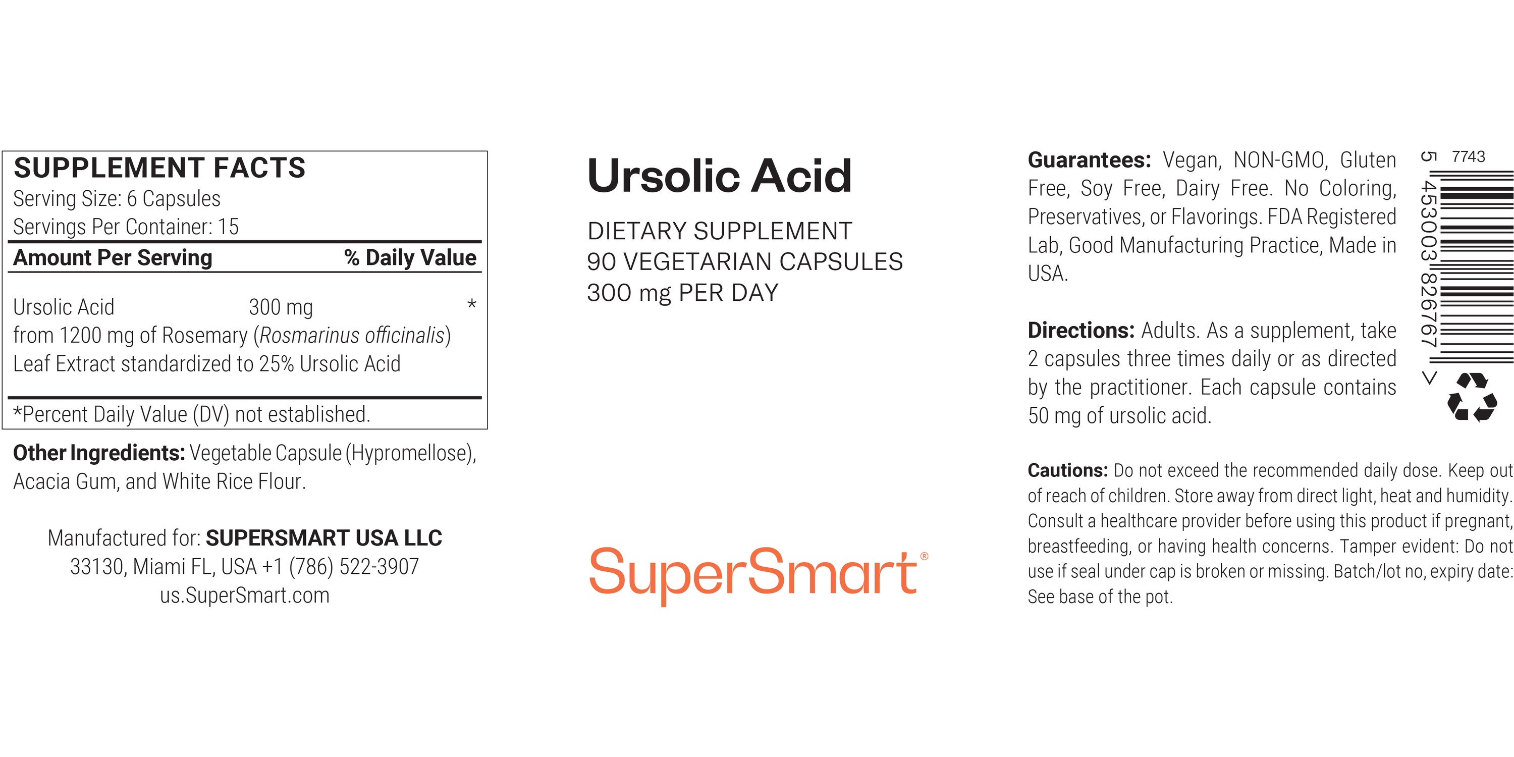 Ursolic Acid Supplement
