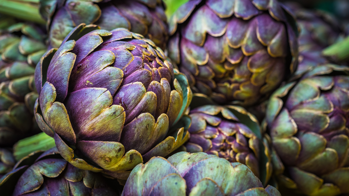 Artichokes  Artichokes piled up