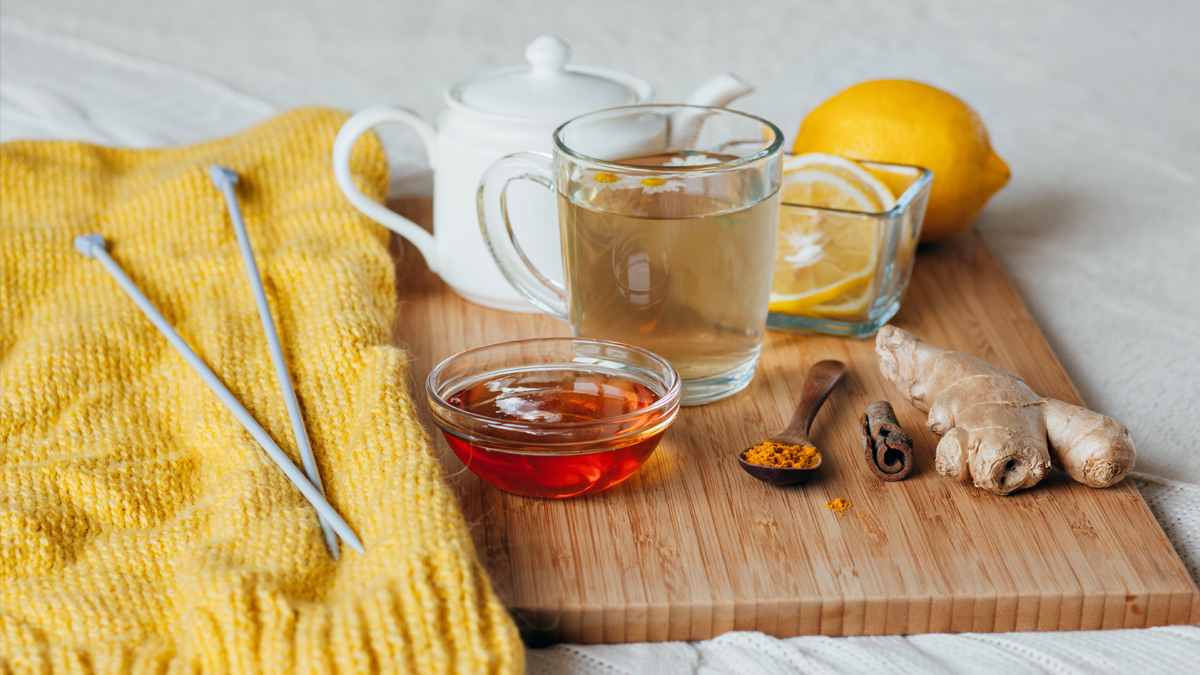 Fotografía de una infusión para la digestión