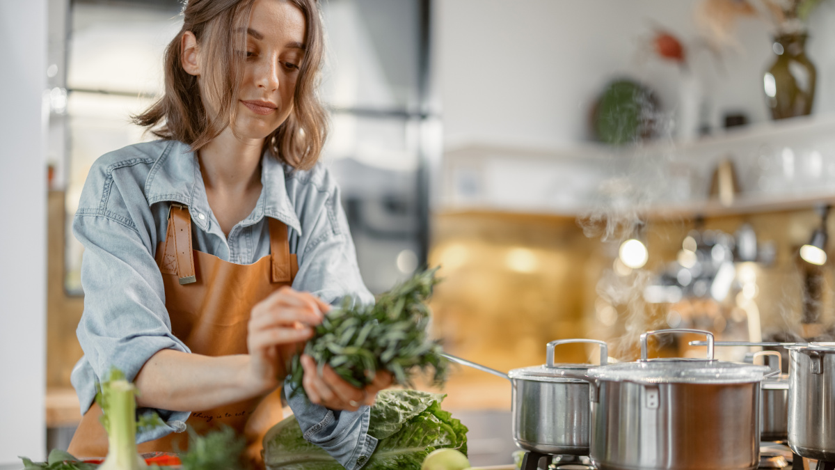 Woman following the Seignalet diet